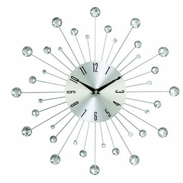 Lare Sunburst Iron 15" Wall Clock